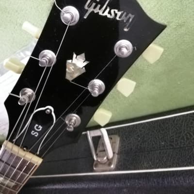 Gibson SG Standard "Small Guard" 1986 - 1990 - Wine Red + Original Padded Gigbag + Hard Case as a gift image 2