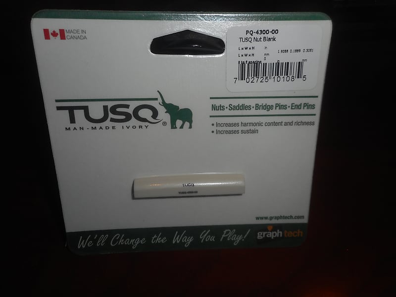 Graph Tech PQ430000 Nut Blank For Classical Guitars TUSQ Reverb