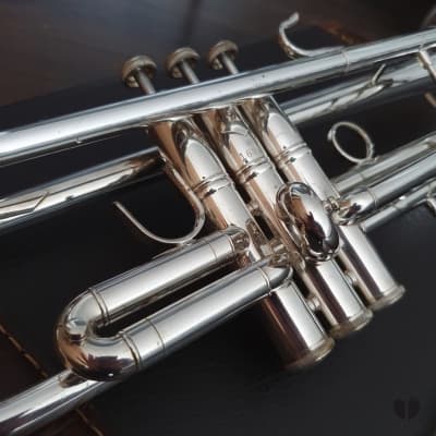 70's Bach Stradivarius 43 Corporation case mouthpiece | Gamonbrass trumpet image 9