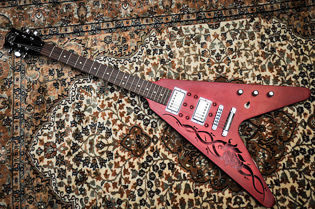 Hollow body cheap flying v