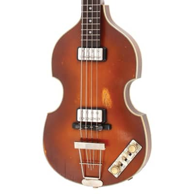 Hofner Violin Bass 1963 Relic w/case image 7