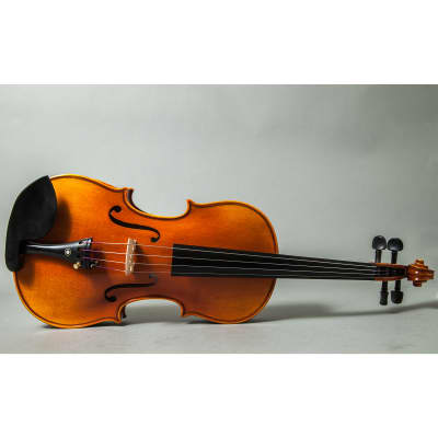 Professional Hand Made Violins 4/4 Full Size Beautiful Flamed Back Limited Quantity (FL004-EB-DX700) image 4
