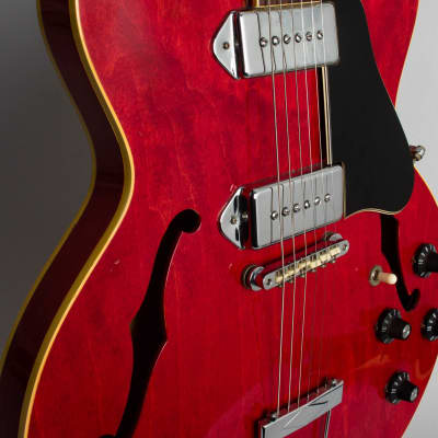 Gibson  ES-330TDC Thinline Hollow Body Electric Guitar (1968), ser. #527040, original black hard shell case. image 14