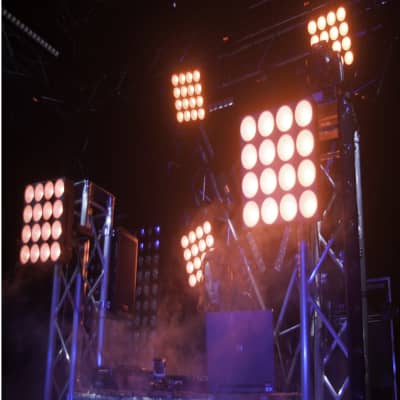 American DJ ADJ DOTZ MATRIX 4 x 4 COB RGB LED DMX Pixel Map Wash/Blinder Light image 5