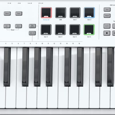 Arturia KeyLab Essential 88 | MIDI keyboard, 88 Keys, Light-Weight Master Controller