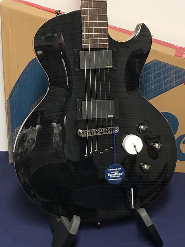 ギター Cort guitars Z-Custom 2 EMG81/85 Cort Cort Z-Custom 2 Transparent Black with EMG 81/85 | Reverb