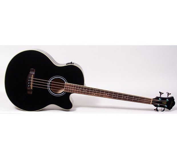 Ibanez AEB5E AcousticElectric Bass Black Reverb