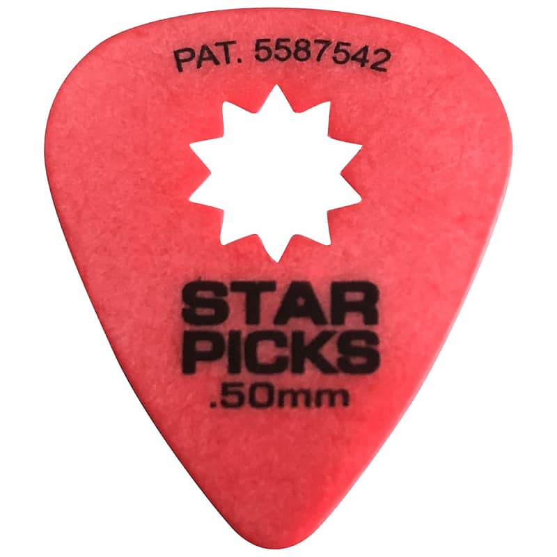 Star Pick Guitar Picks, 12-pack - .50 mm image 1
