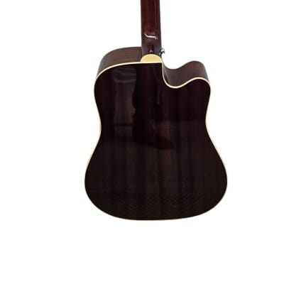 Samick Greg Bennett G-Series GD-100SCE LH/N Acoustic/Electric Guitar Natural Glossy (LEFT HANDED) - Natural Glossy image 5