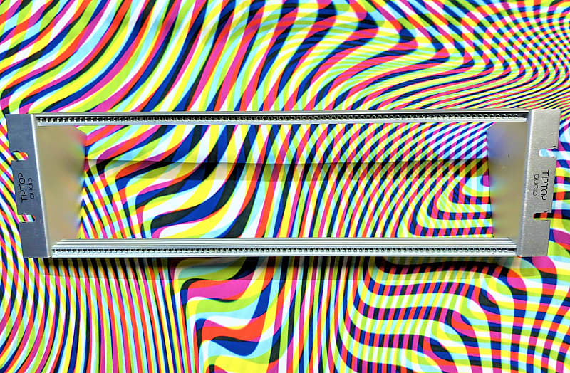 Tiptop Audio ZRails and Rack Ears // 84hp 3U desktop/rack Reverb