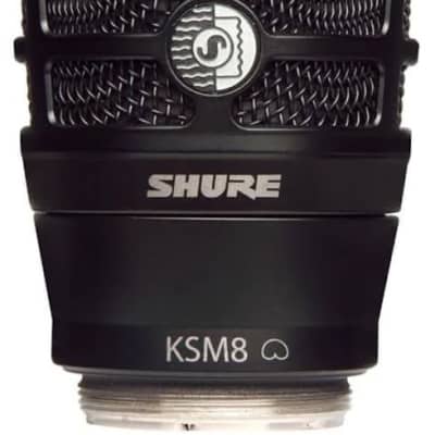 Shure KSM8 Dualdyne Vocal Microphone - Cardioid Dynamic Mic with 2 Ultra Thin Diaphragms and Reverse Airflow Technology for Unmatched Control of Proximity Effect, Presence Peaks, and Bleed - Black image 3