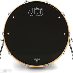 DW Performance Series Bass Drum - 18 x 22 inch - Black Diamond FinishPly image 2
