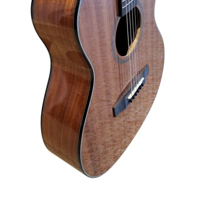Top Grade A Spruce Acoustic guitar 40 inch full size cutaway Brown high gloss PPG763 image 2
