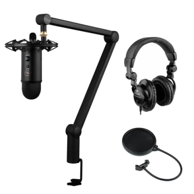 Blue on sale microphone yeticaster broadcast kit