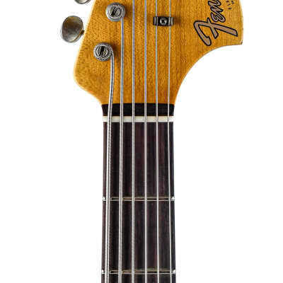 Fender Custom Shop B2 Bass VI Journeyman Aged Sherwood Green Metallic image 2