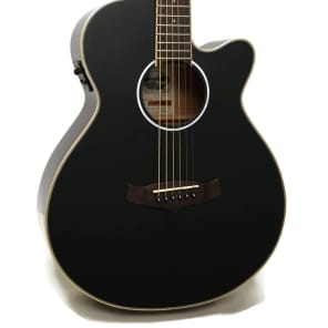 Badlands FBB 仏語 黒枠 Tanglewood Evolution IV TSF CE BK Super Folk Cutaway Acoustic