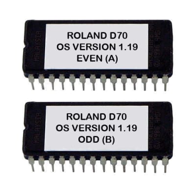 Roland D-70 - Version 1.19 OS Final EPROM Firmware Upgrade Update D70 Rom