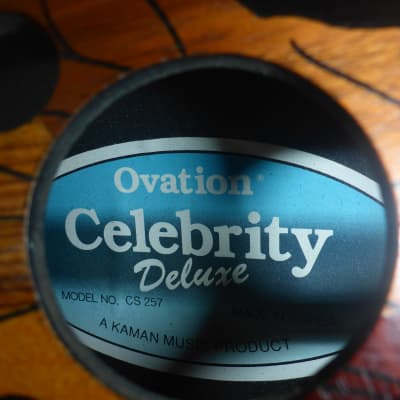 Ovation Celebrity Deluxe CS 257 Crowned & Dressed image 5