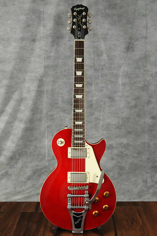 Epiphone Les Paul Standard w Bigsby Cherry Red (S/N:10071512726) (09/01)