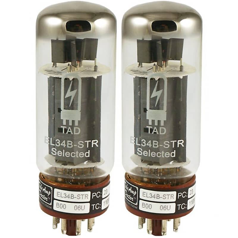 Tube Amp Doctor Power Vacuum Tube, EL34B, Matched Pair | Reverb