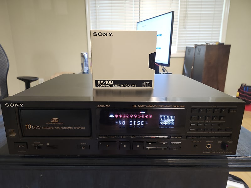 SONY CDP-C910 10 DISC CD PLAYER W/NEW BELT | Reverb