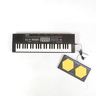 Casio MT-205 Casiotone 49-Key Keyboard with DP-1 Drum Pad - VINTAGE 1980s