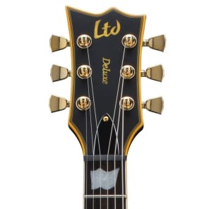 ESP LTD LEC1000VBLKLH EC-1000 Left-Handed Electric Guitar Vintage Black EC1000 image 10