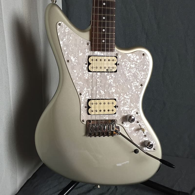 Fernandes JG-65 Sustainer Guitar 90's Metallic Silver