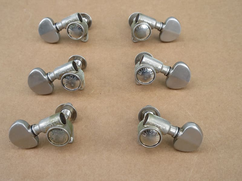 Vintage Gibson Stamped Logo Grover Tuners 3X3 Les Paul SG 335