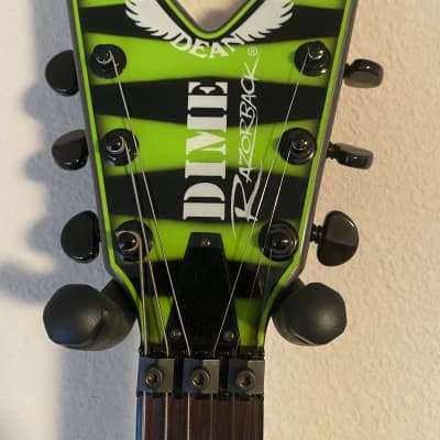 Dean Razorback DB Bumblebee Firefly Graphic | Reverb