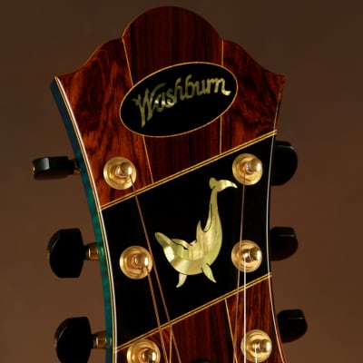 Washburn Blue Dolphin Yuriy Shishkov Masterpiece Archtop Acoustic Guitar for sale