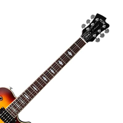Fujigen JFL-HH-FM BBT Maple Top Basswood Mahogany Single Cutaway Electric Guitar image 3