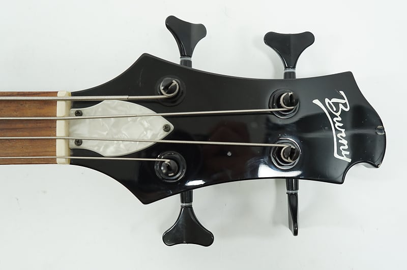 [SALE Ends July 17] BURNY BSB-65 Transparent Black Dynamic Sound Bass Maple  Body FERNANDES 1999-2000