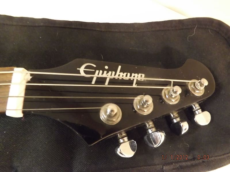 Epiphone mandobird electric 4 string ukulele mandobird - sunburst image 1