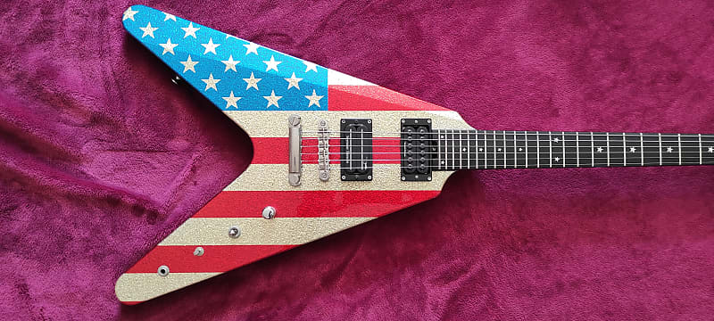 ESP/Navigator Flying V , Stars and stripes ( American's Flag