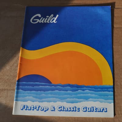 Guild  flat-top and classic guitars vintage catalog booklet brochure. 1976? image 1