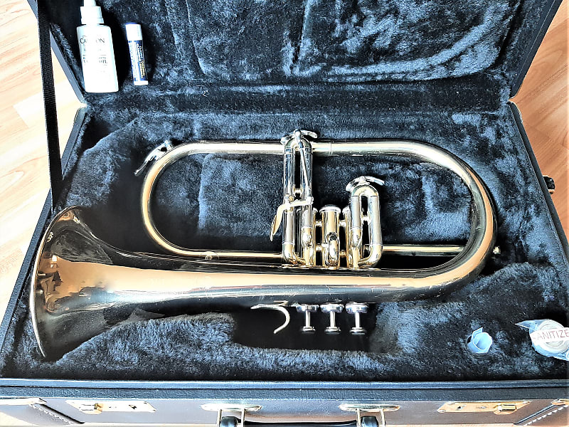 Serviced Jupiter flugelhorn & case Reverb