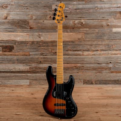 Fender Marcus Miller Artist Series Signature Jazz Bass V Sunburst 2014 image 4