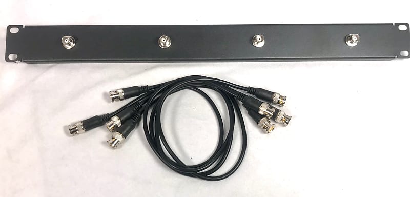 Wireless  Front Mount Antenna Kit for Shure & Sennheiser Systems 4 GOLD BNC +20” Cables FMP420 image 1