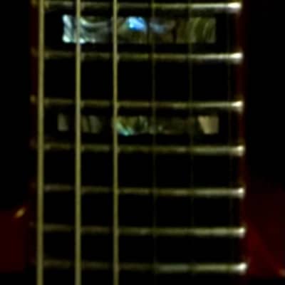 J.W. Van SG style neck through Electric guitar Cherry Burst image 18