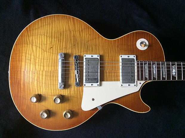 1969 Gibson Les Paul Std. Burst Conversion Faded Flamed Sunburst 2x PAF s