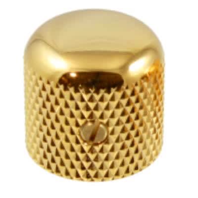 Dome Top Knob for Guitar & Bass-Gold image 1