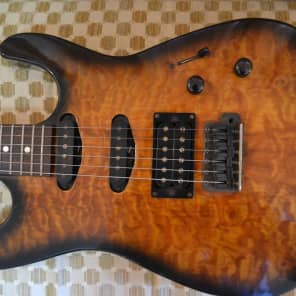 Bill Lawrence Super Strat Quilted Top Japan image 5