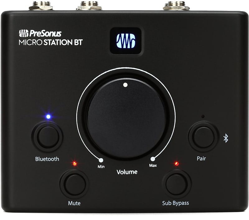 PreSonus Micro Station BT 2.1 Monitor Controller with Bluetooth image 1
