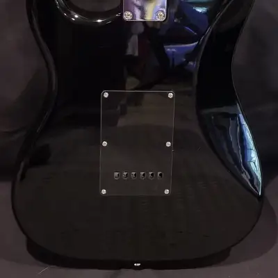 Custom Fender Squier Stratocaster Gilmour Black Strat Inspired with Nitro Neck USA Pickups image 7