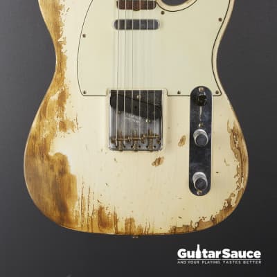 Fender Custom Shop LTD Telecaster ’63 White Super Heavy Relic Used 2019 (Cod.1381UG) image 2