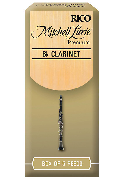 Mitchell Lurie Premium Bb Clarinet Reeds, Strength 1.5, 5-pack image 1