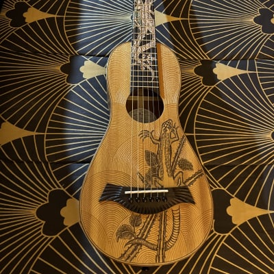 Blueberry "Gecko" Acoustic Travel Guitar image 1
