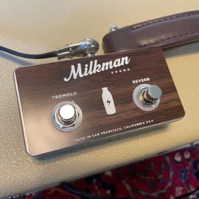 Milkman Creamer 20-Watt 1x12" Guitar Combo with Jupiter Ceramic Speaker 2015 - Blonde/Oxblood image 3