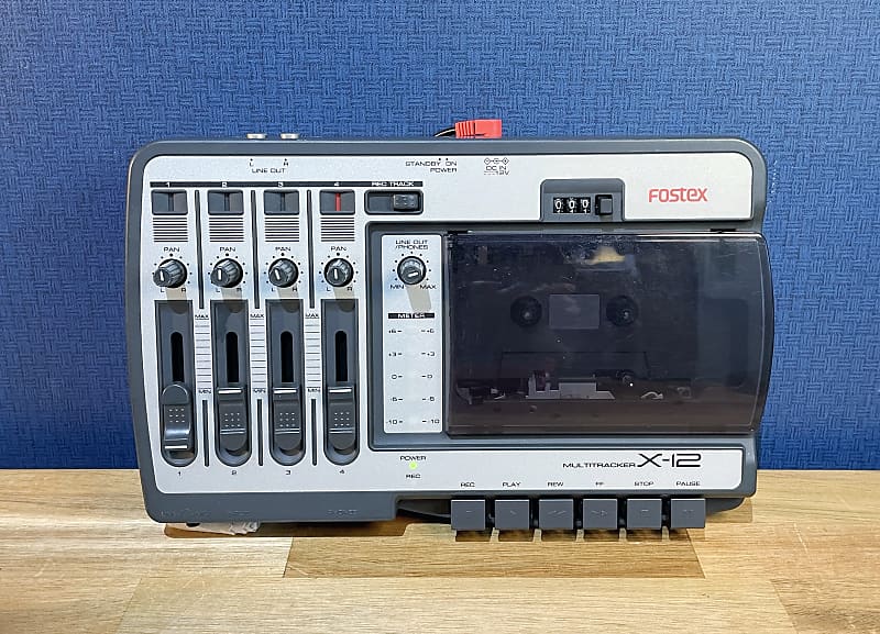 Fostex X12 Multitracker 4Track Cassette Recorder Reverb